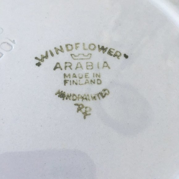 Arabia of Finland Windflower Salad Plate 14915 - Picture 5 of 6